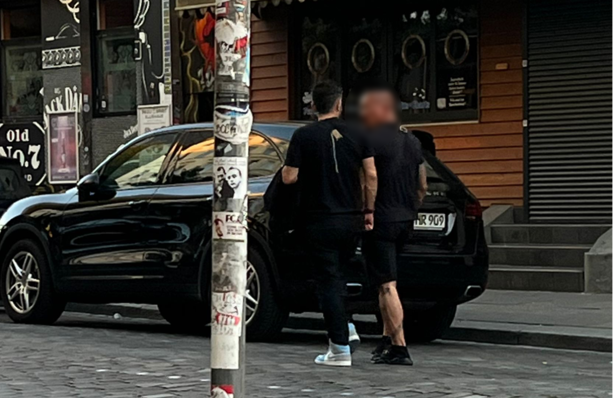 Marc Terenzi in Begleitung eines Zuhälters nach Festnahme wegen Prügelei mit Verena Kerth