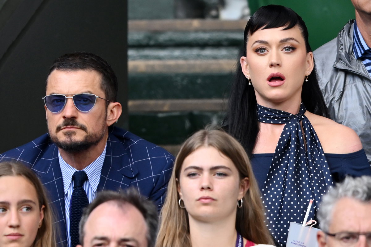 Orlando Bloom und Katy Perry sehen schockiert aus