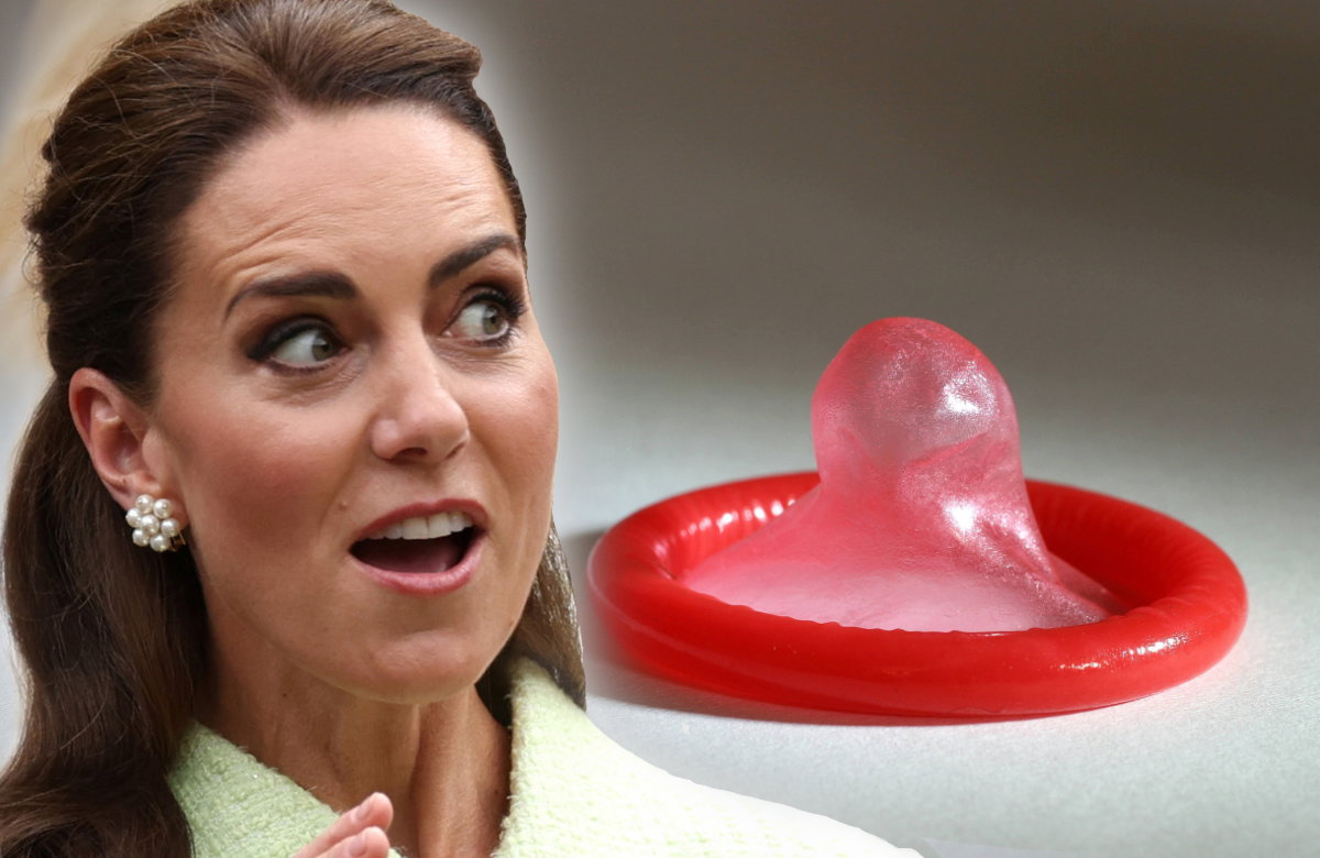 Prinzessin Kate und ein Kondom.
