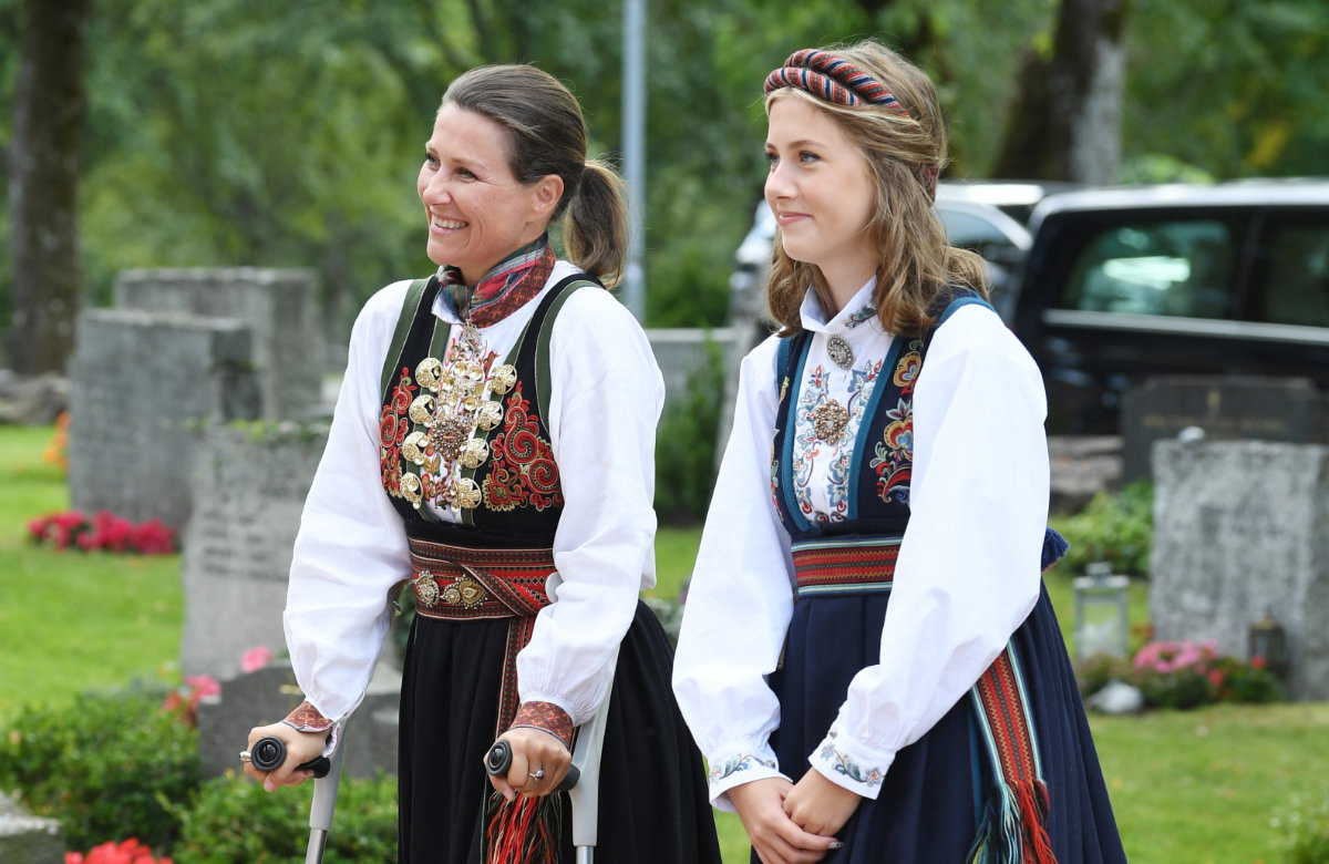 Prinzessin Märtha Louise und ihre Tochter Leah Isadora Behn.