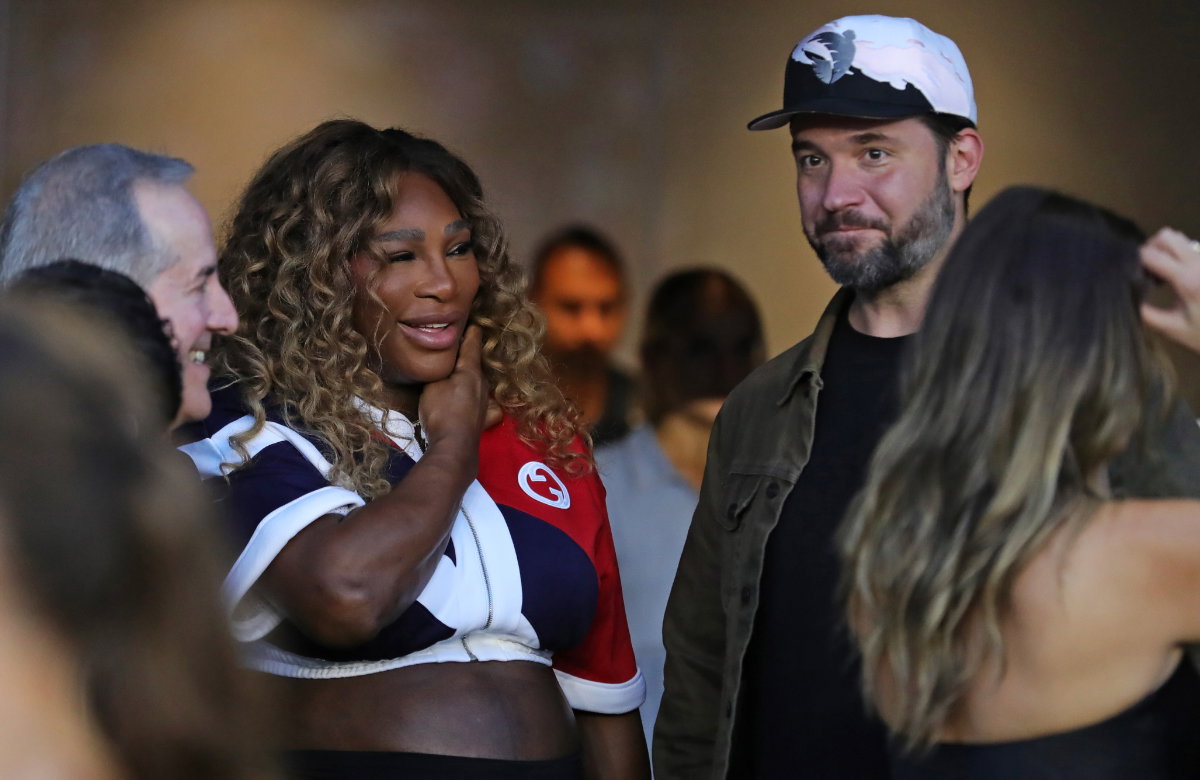 Serena Williams und ihr Ehemann Alexis Ohanian