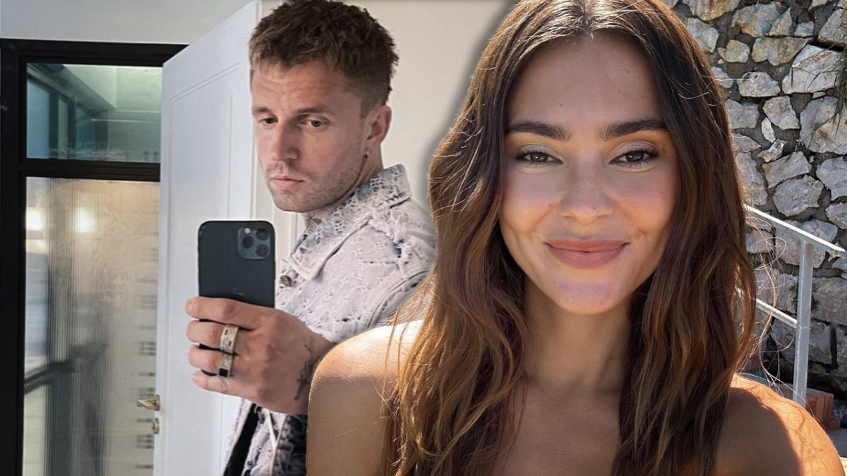 Marcus Butler macht ein Spiegel-Selfie, Stefanie Giesinger macht ein Selfie am Strand