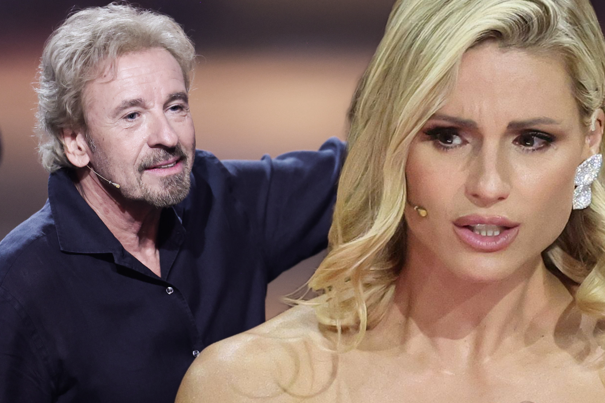 Thomas Gottschalk bei "Wetten, dass..?", Michelle Hunziker ernst