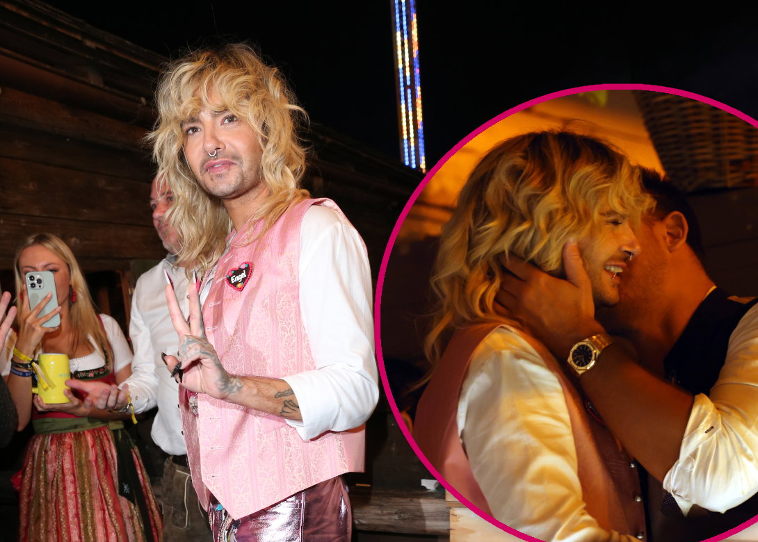 Bill Kaulitz turtelt mit Marc Eggers auf dem Oktoberfest