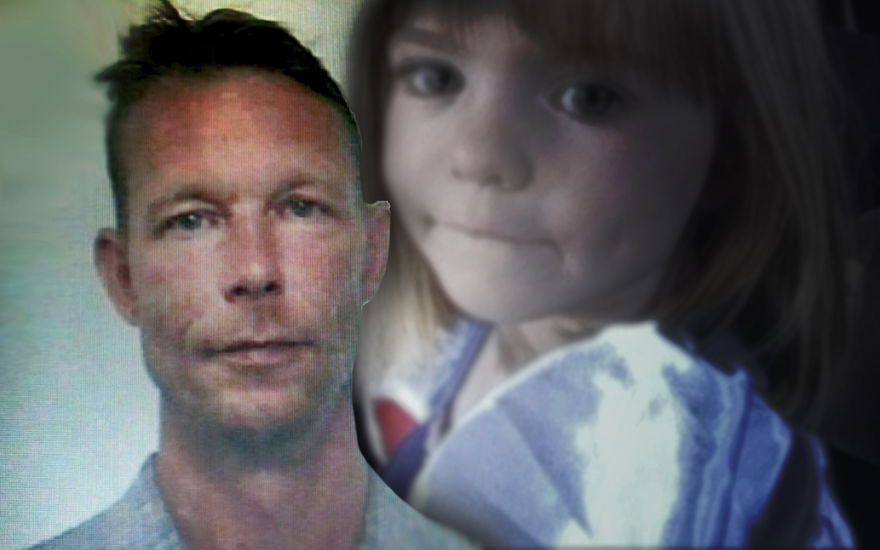 Christian B. und Maddie McCann verschwommen