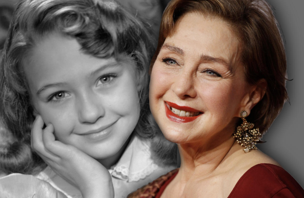 Christine Kaufmann als Kind und im Alter