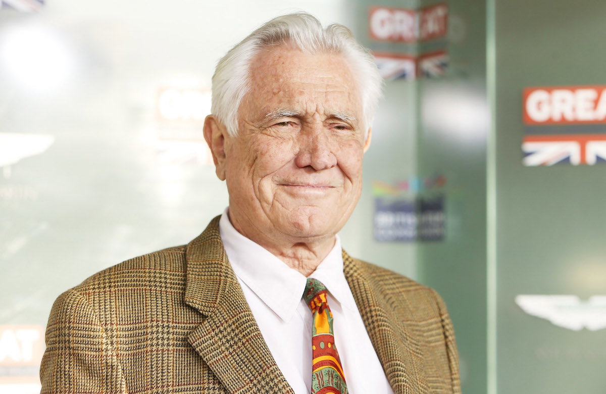 George Lazenby 2015, lächelt in die Kamera