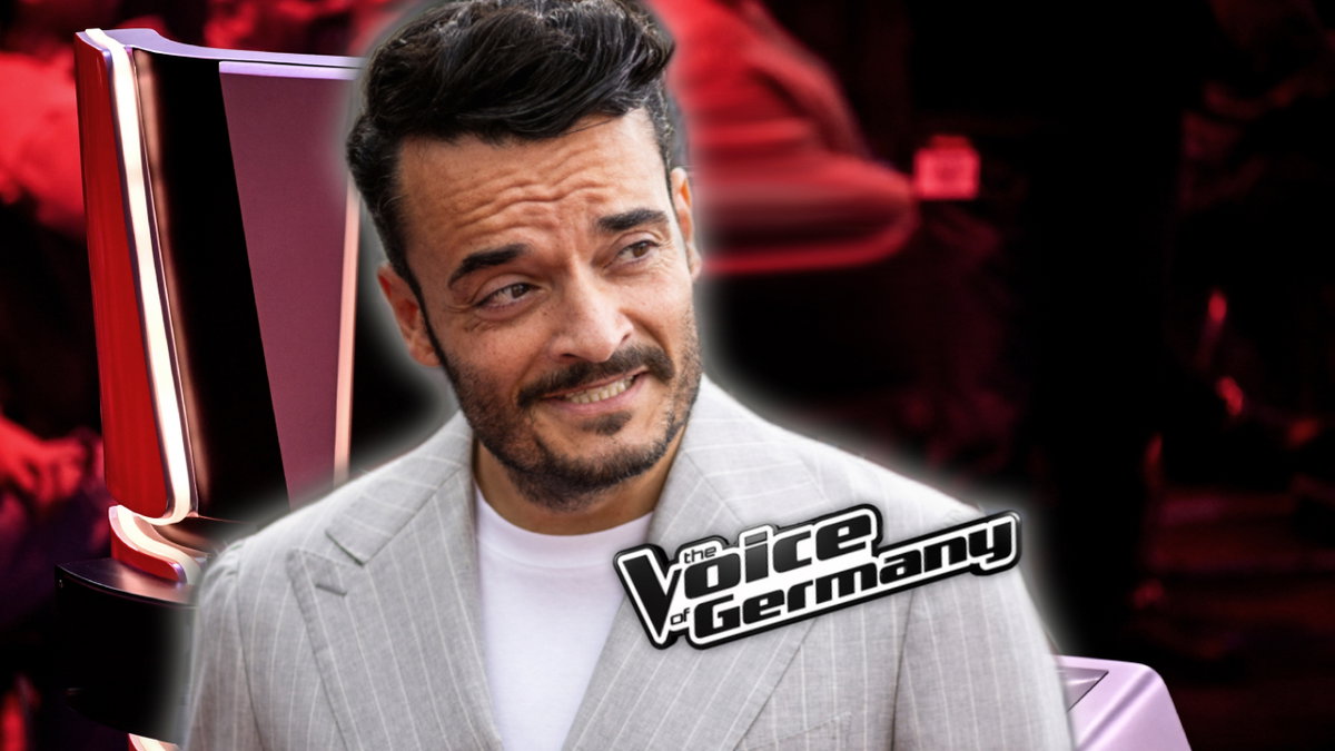 Giovanni Zarrella mit "The Voice of Germany"-Logo