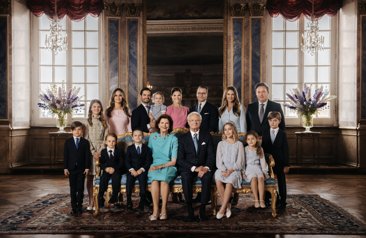 Gruppenbild schwedische Royals