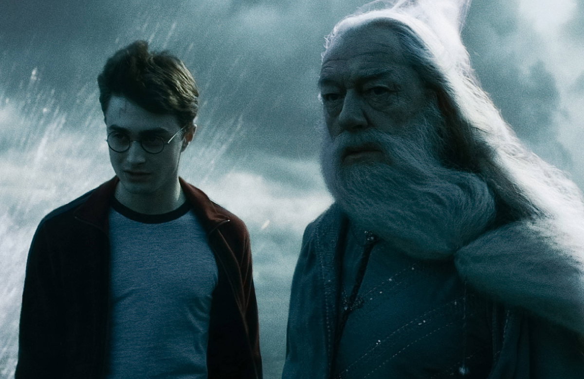 Daniel Radcliffe und Michael Gambon bei "Harry Potter"