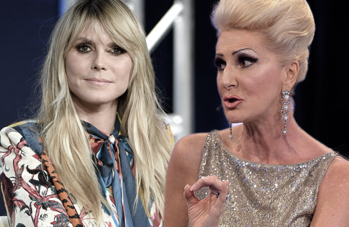 Heidi Klum ernst, Désirée Nick gestikuliert wütend