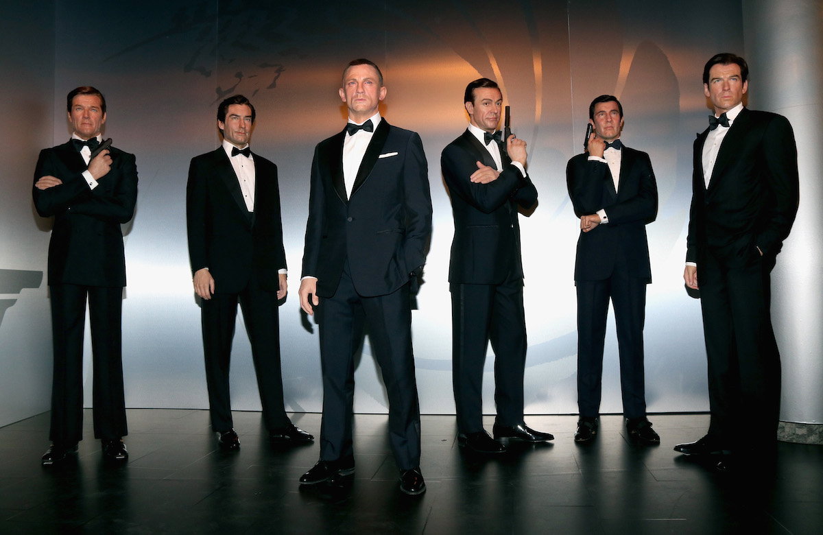 James Bond, alle Darsteller als Wachsfiguren