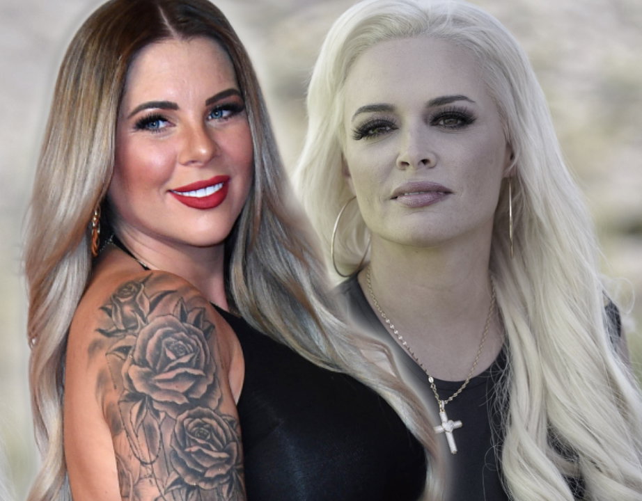Jenny Frankhauser lächelt glücklich, Daniela Katzenberger sieht traurig aus