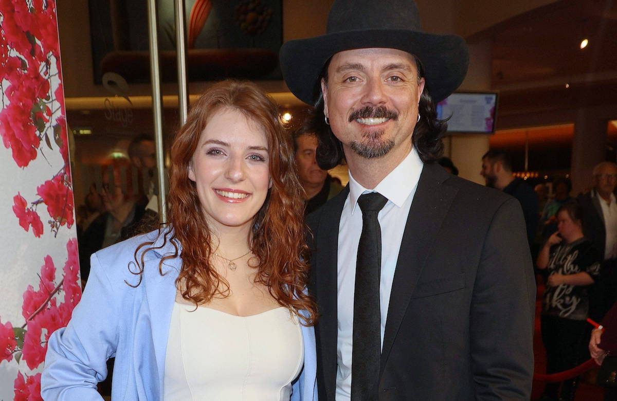Johanna Mross und Lanny Lanner bei Premiere von Mamma Mia