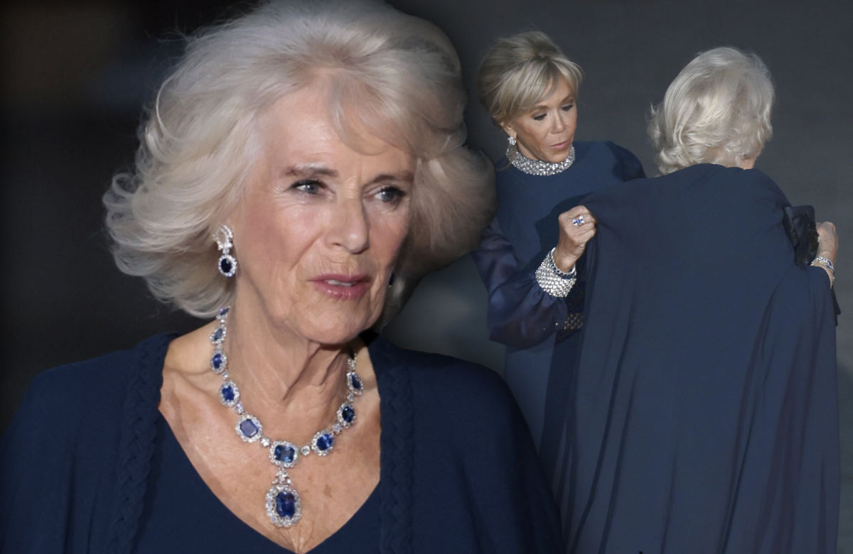 Staatsbankett in Versailles: Königin Camilla und Brigitte Macron