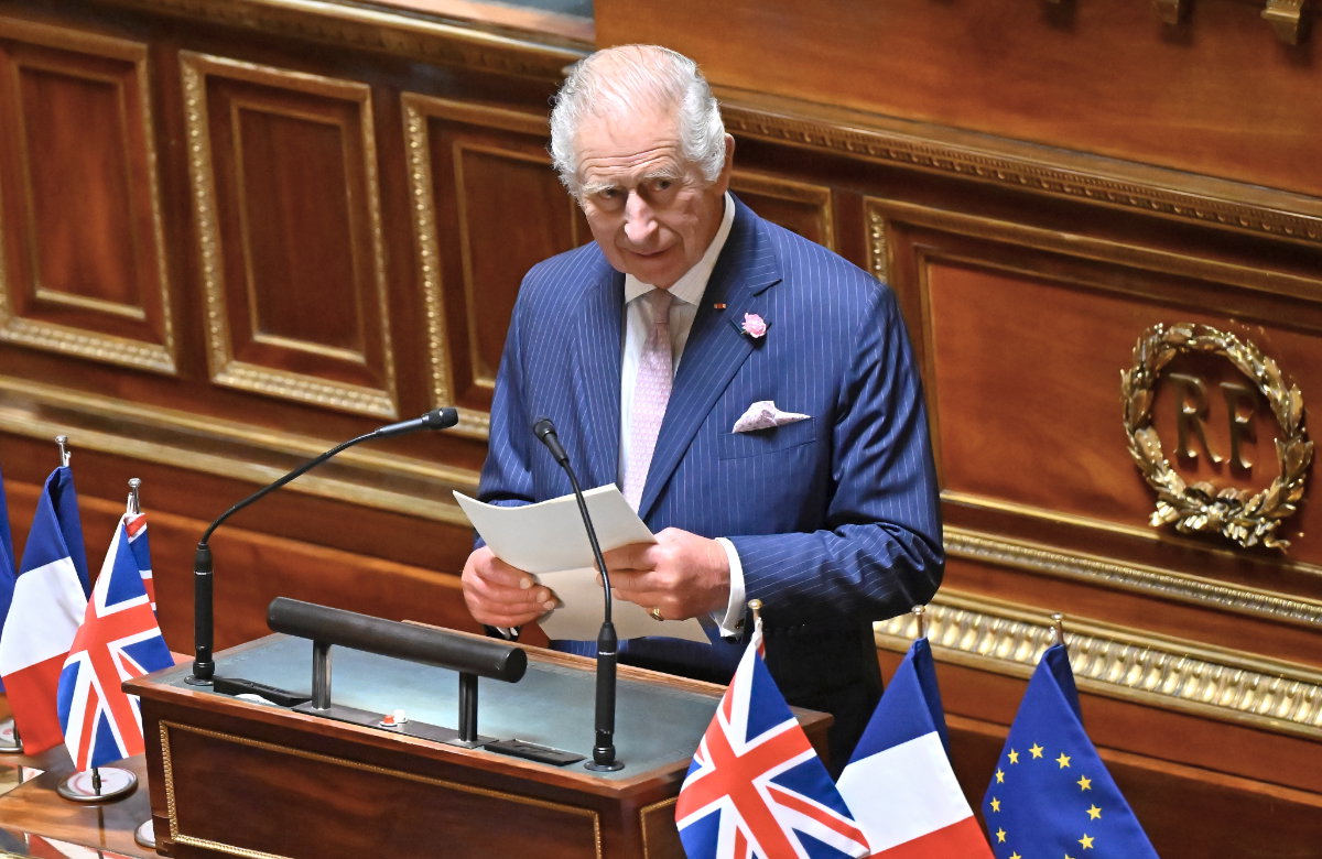König Charles III. in Frankreich.