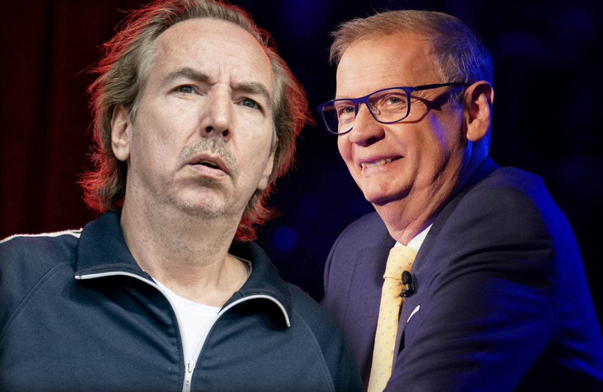 Montage: Olli Schulz wütend - "Wer wird Millionär?"-Moderator Günther Jauch lacht
