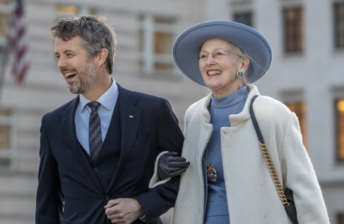 Kronprinz Frederik und Königin Margrethe in Berlin, 2021.