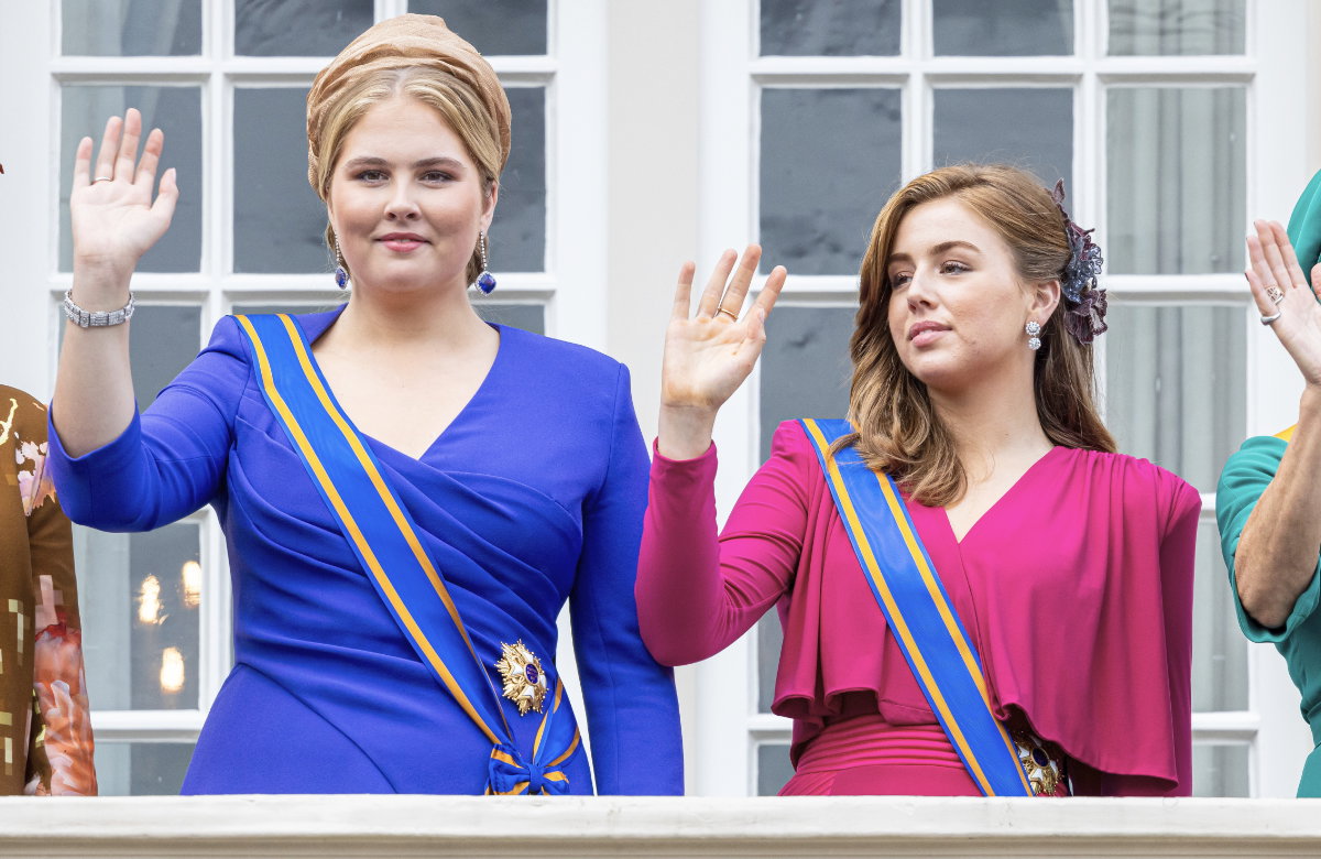 Die Niederländischen Prinzesinnen Amalaia und ihre Schwester Alexia.