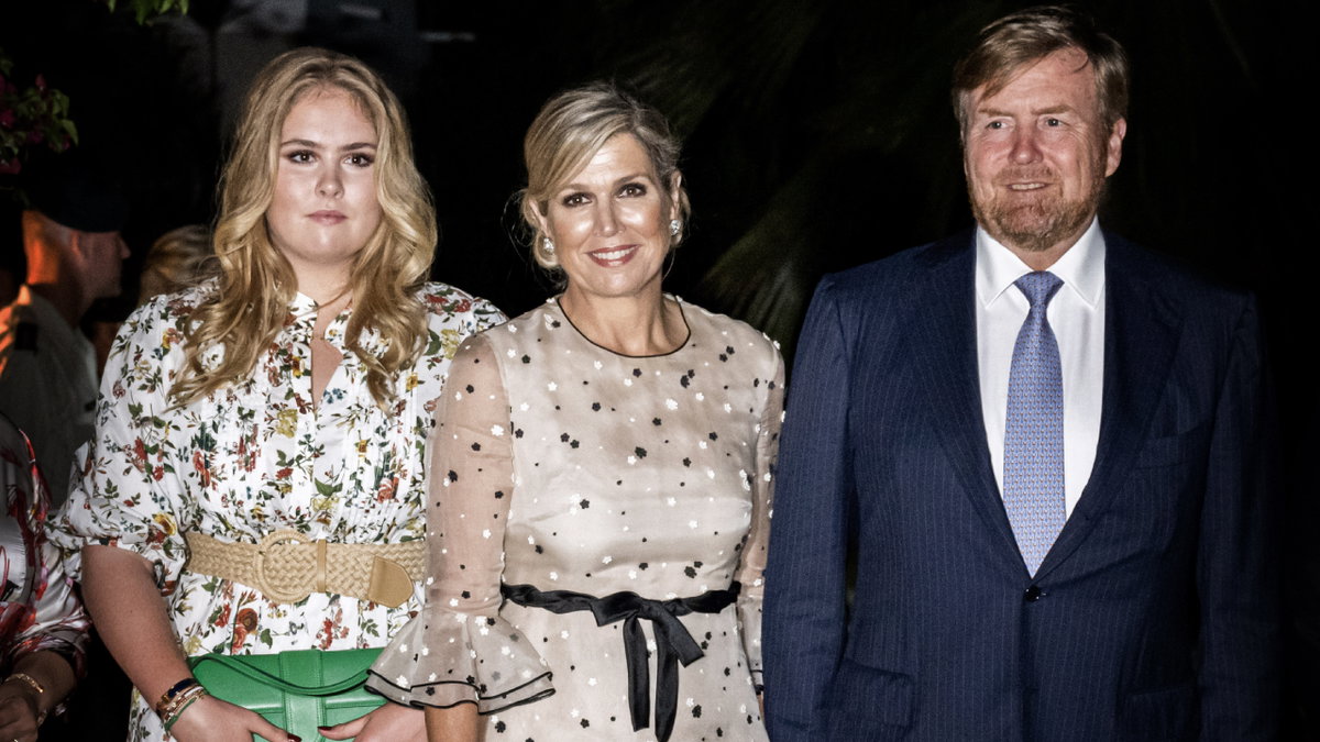 Prinzessin Amalia mit ihren Eltern Königin Maxima und König Willem-Alexander