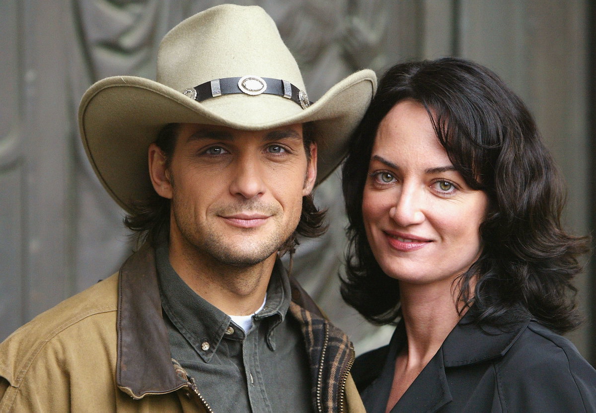 Robert Seeliger und Natalia Wörner bei Miss Texas, 2004.