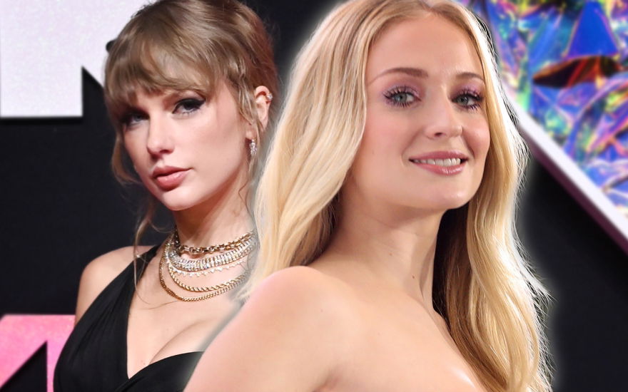 Sophie Turner und Taylor Swift stehen selbstbewusst da
