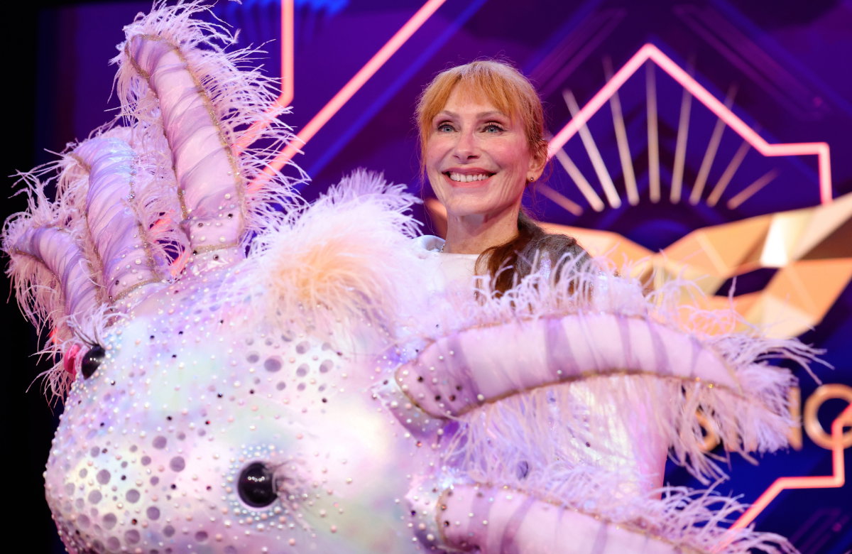 Andrea Sawatzki bei "The Masked Singer", 2021.