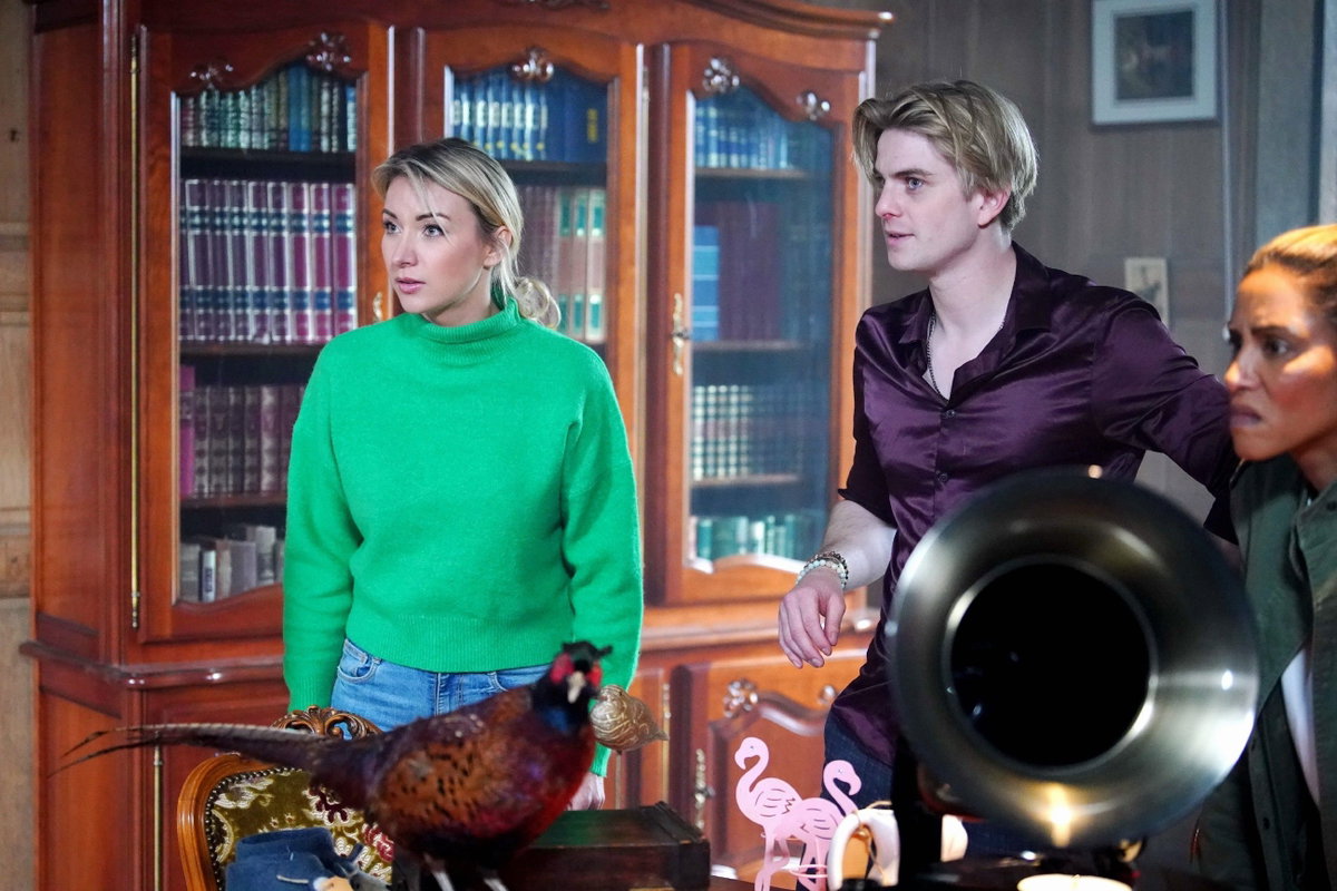 Anna-Carina Woitschack und Vincent Gross bei "Die Verräter"