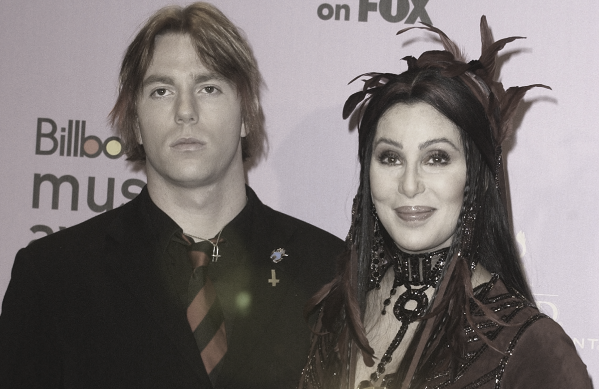Sängerin Cher und ihr Sohn Elijah Blue Allman im Jahr 2002 bei den "Billboard Music Awards"