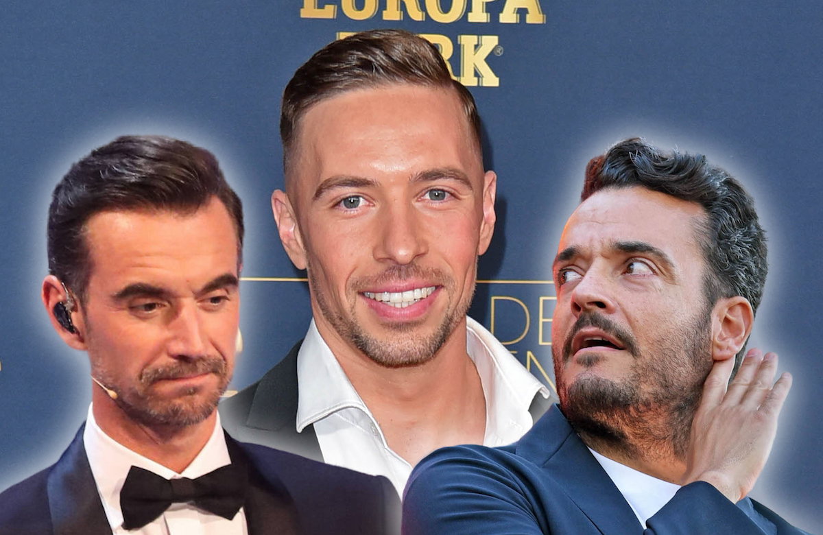 Collage Ramon Roselly, Florian Silbereisen und Giovanni Zarrella