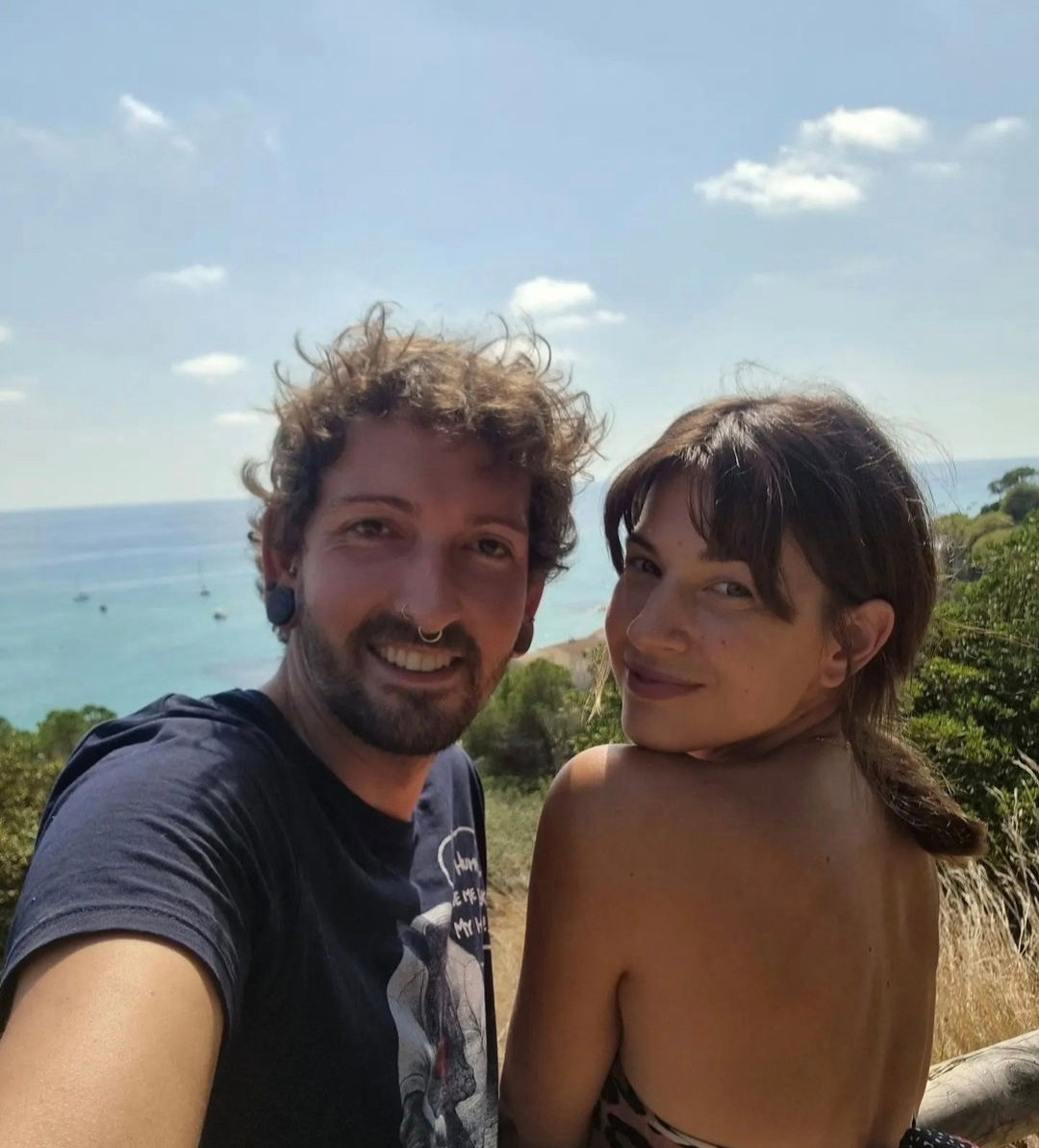 Fabian Kahl und seine Freundin Yvonne in Paris.