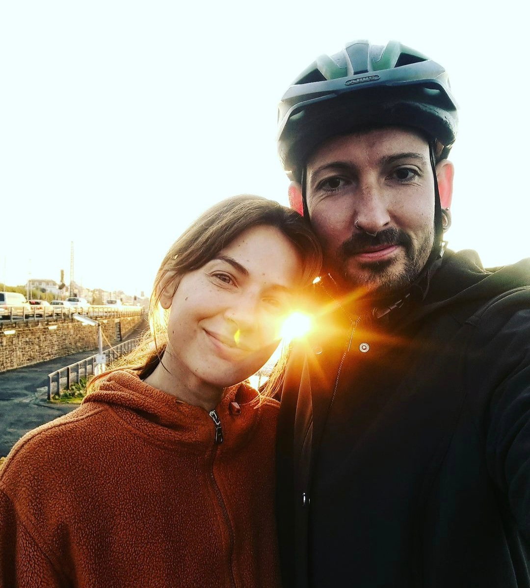 Fabian Kahl und seine Freundin Yvonne in Rüdesheim