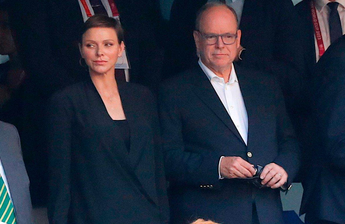 Fürstin Charlène von Monaco und Fürst Albert von Monaco