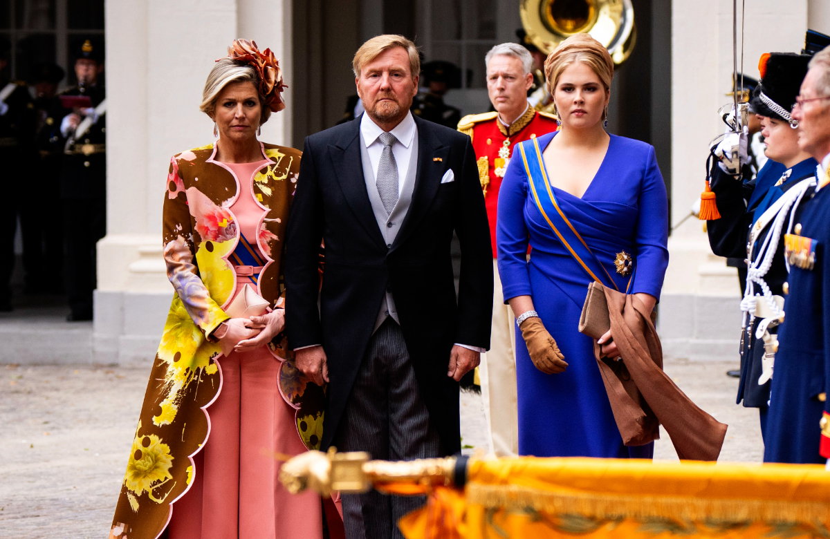 Königin Máxima, König Willem Alexander und Prinzessin Amalia am Nationalfeiertag.