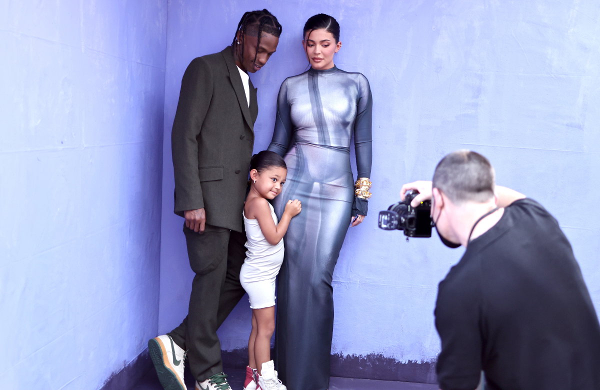 Travis Scott und Kylie Jenner mit Tochter Stormi