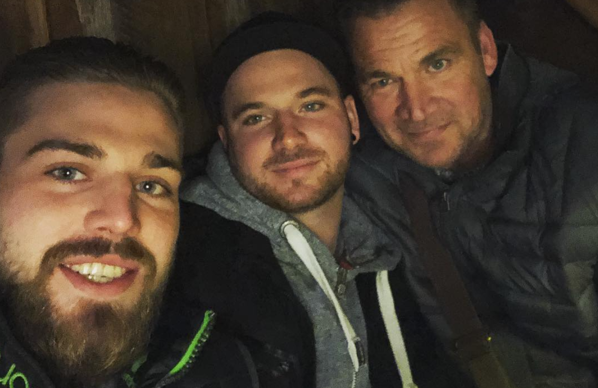 Peter Klein mit seinen Söhnen Christopher Klein und Marcel Stegmann