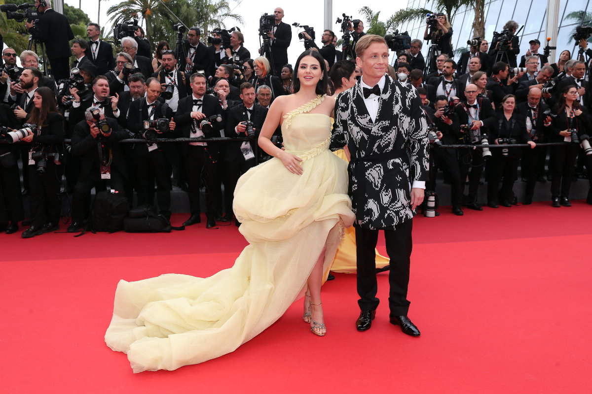 Matthias Schweighöfer und Ruby O. Fee auf dem Filmfestival in Cannes, 2023