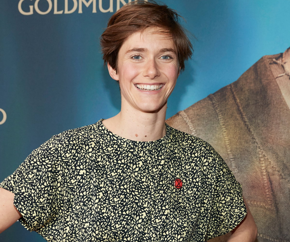 Miriam Stein mit kurzen Haaren bei "Narziss und Goldmund"-Premiere im März 2020