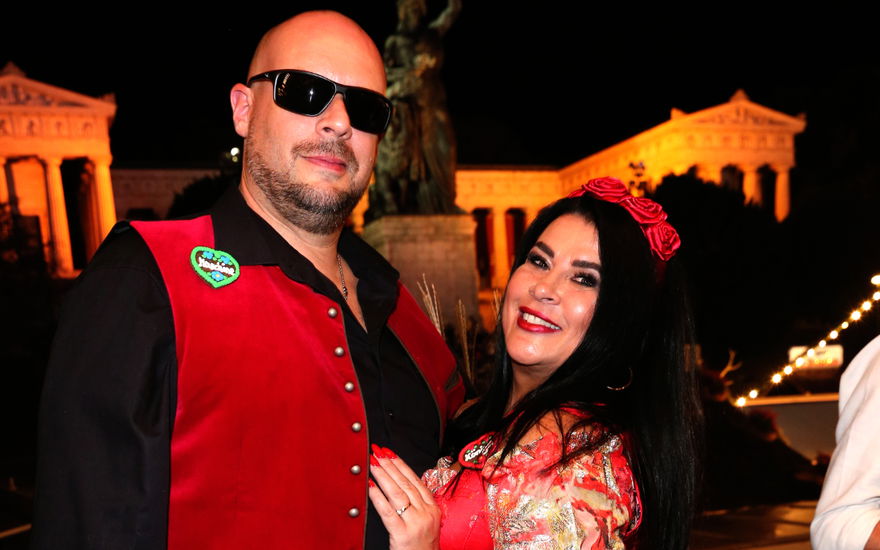 Mr. T und Iris Klein auf dem Oktober Fest.