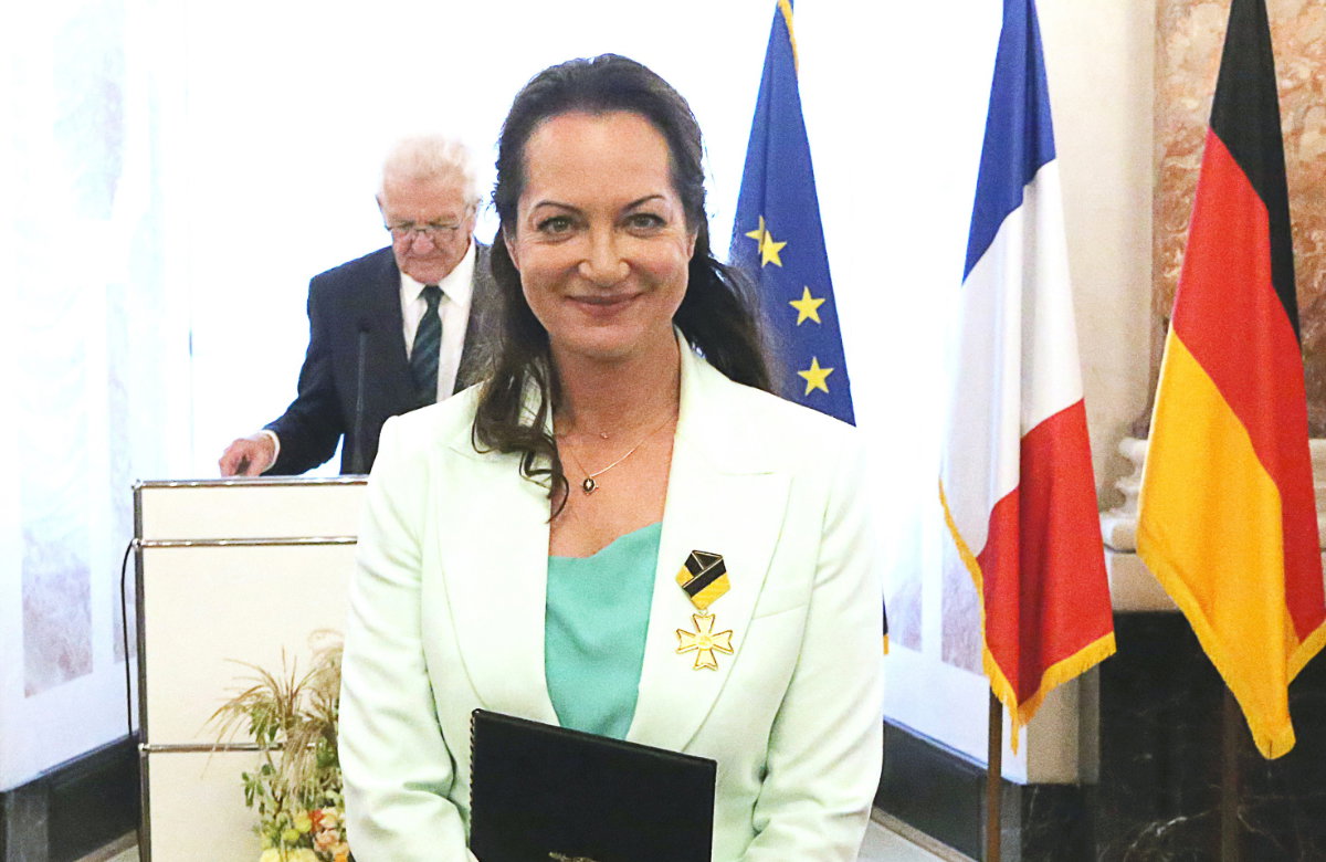 Natalia Wörner erhält den Verdienstorden des Landes Baden-Württemberg