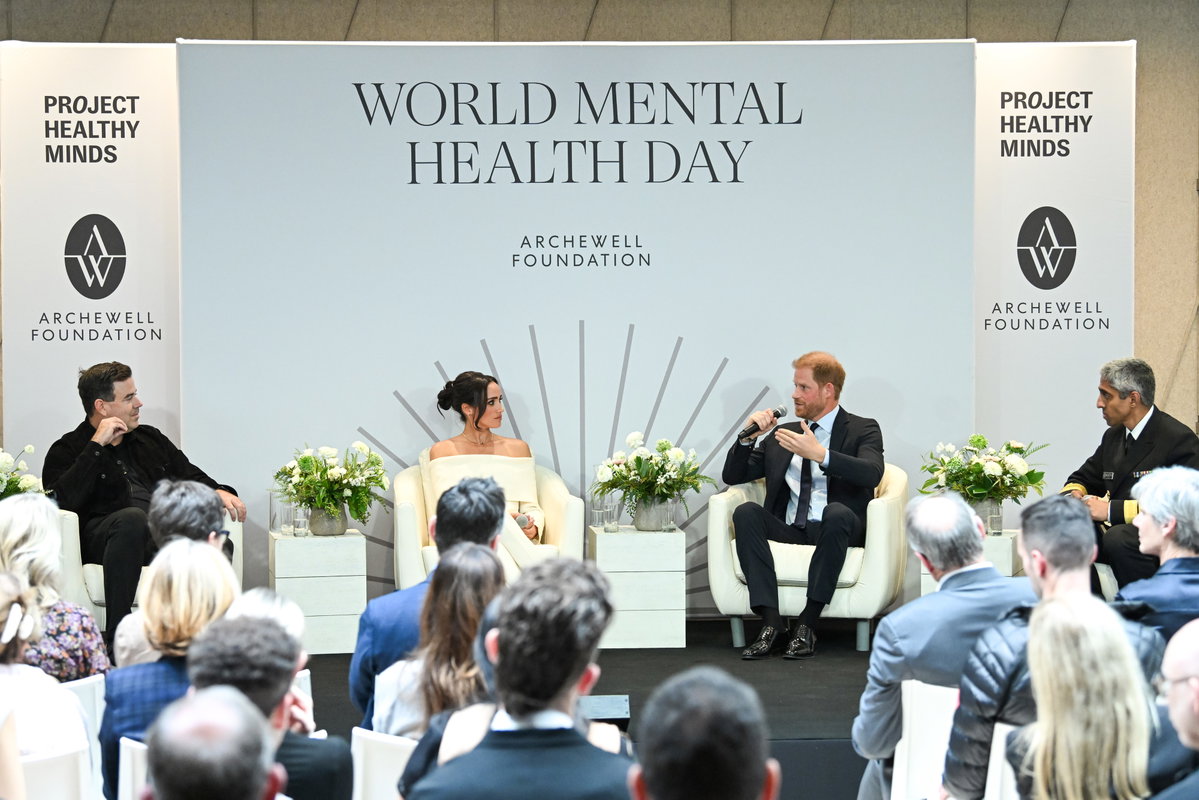 Prinz Harry und Herzogin Meghan sprechen beim Mental Health Day Festival