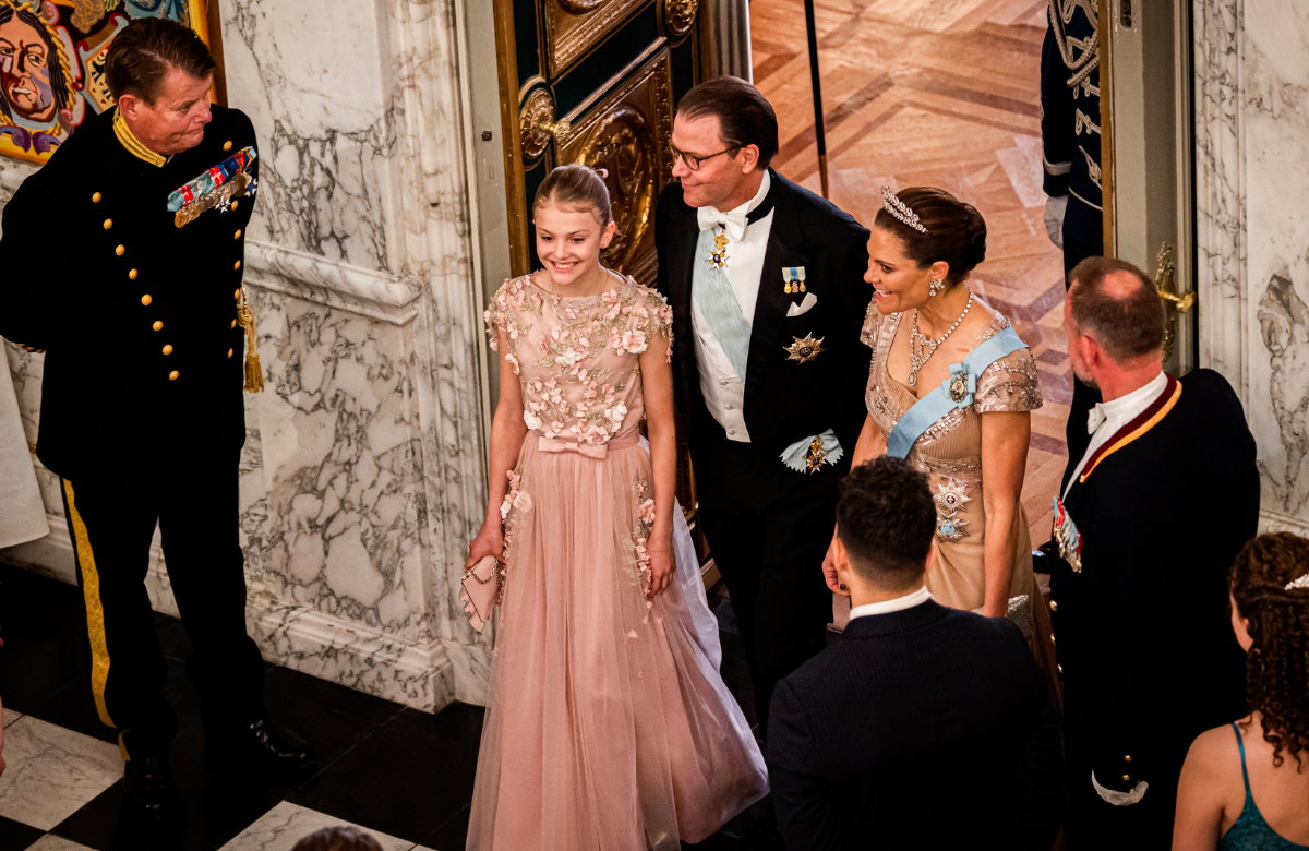 Prinzessin Estelle, Prinz Daniel und Prinzessin Victoria in Dänemark.