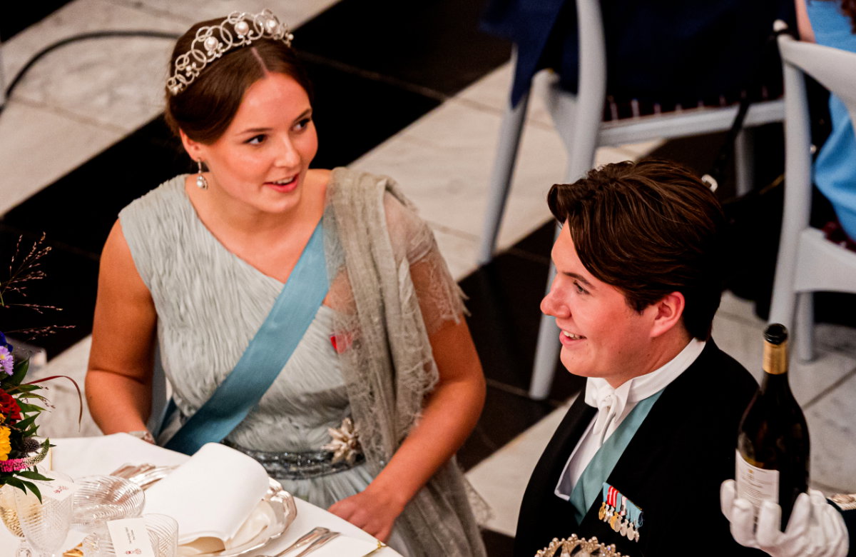 Prinzessin Ingrid Alexandra und Prinz Christian in Kopenhagen.