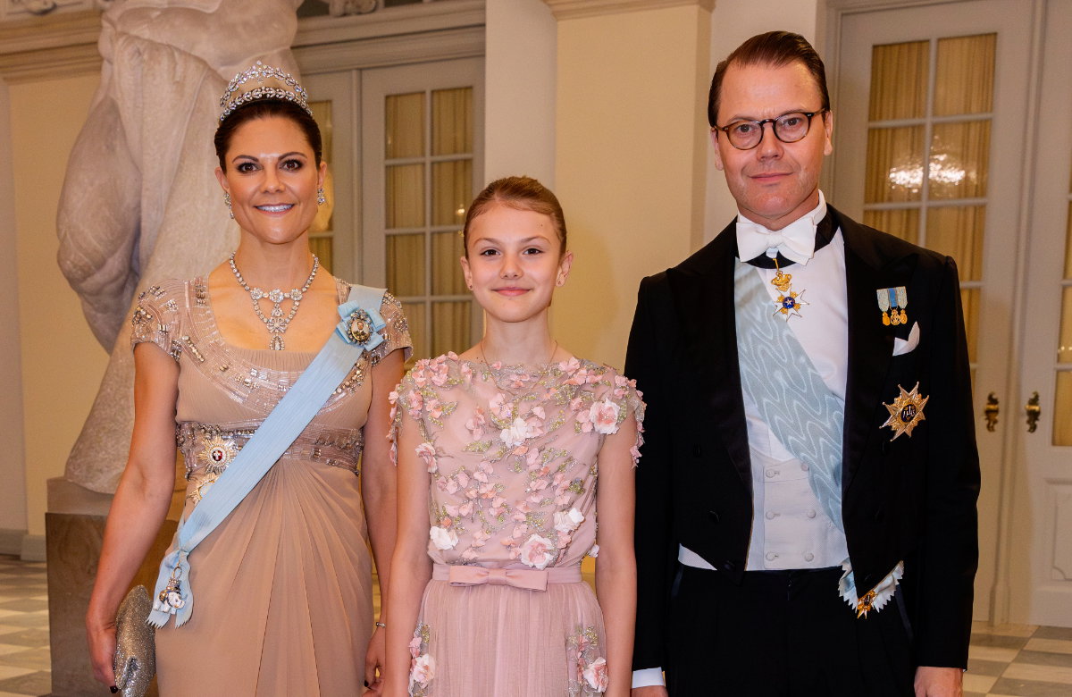Prinzessin Victoria, Prinzessin Estelle und Prinz Daniel von Schweden.