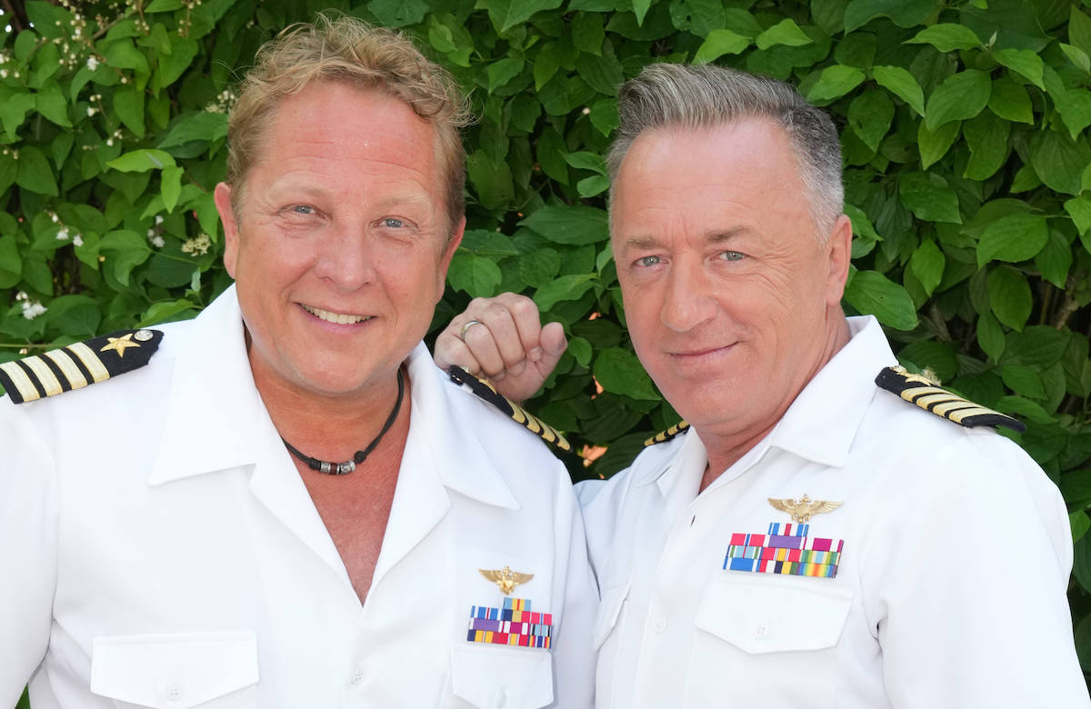 Schlagerpiloten Stefan Peters und Kevin Marx lächeln