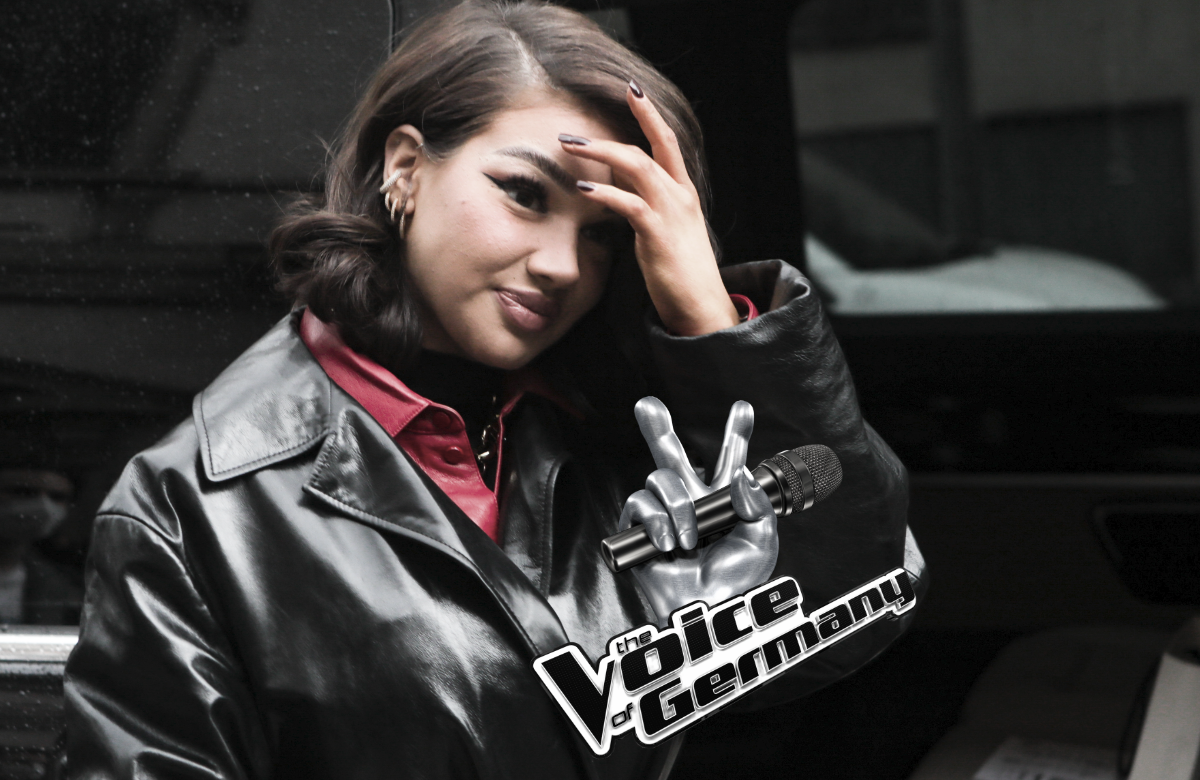 Shirin David niedergeschlagen - "The Voice of Germany"-Logo