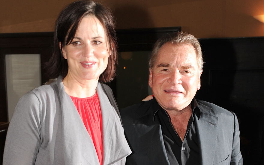 Susanne Kellermann und Fritz Wepper glücklich