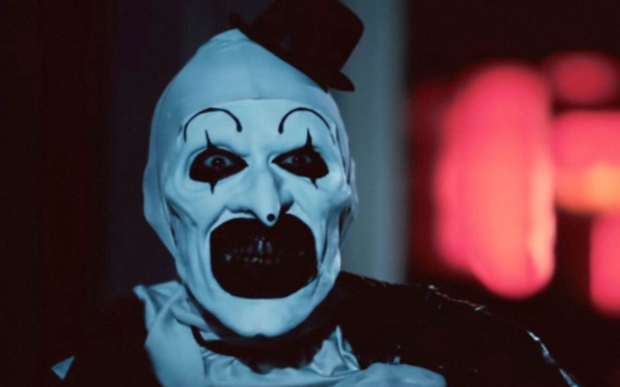 Szene mit Art dem Clown aus dem Film Terrifier