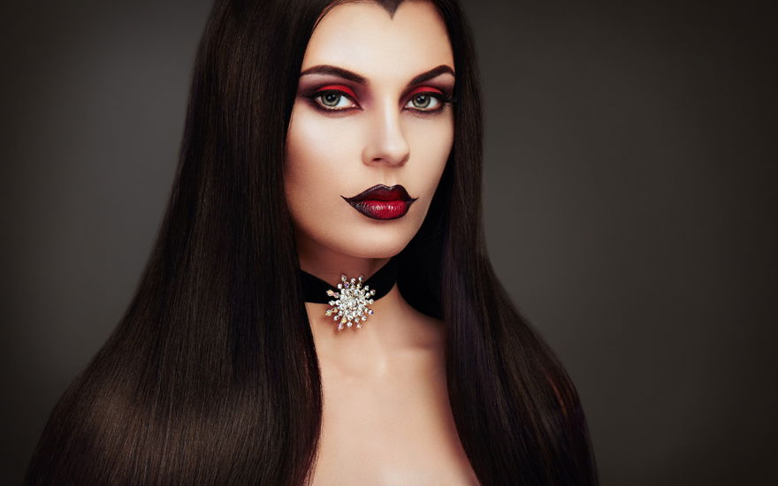 Vampir schminken