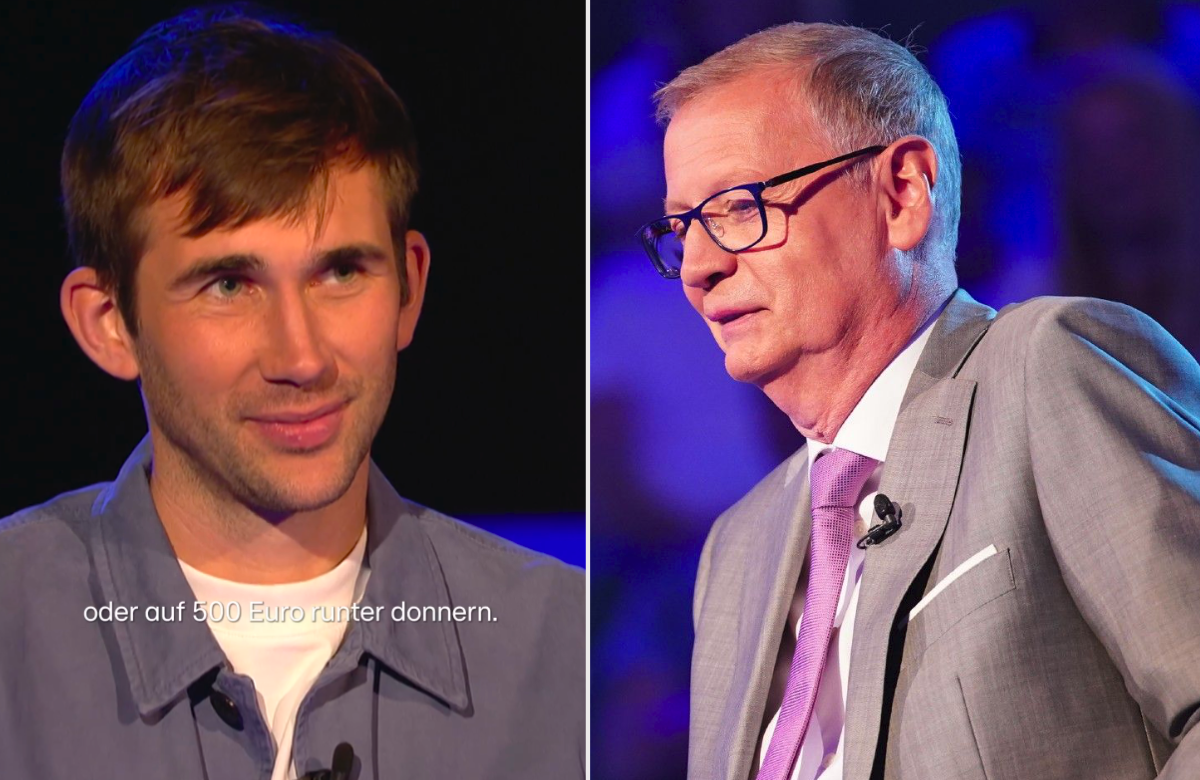 Kandidat David Thelen gewinnt bei "Wer wird Millonär" (Günther Jauch) 500.000 Euro